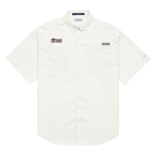 Men’s Columbia Short Sleeve Button Shirt - White