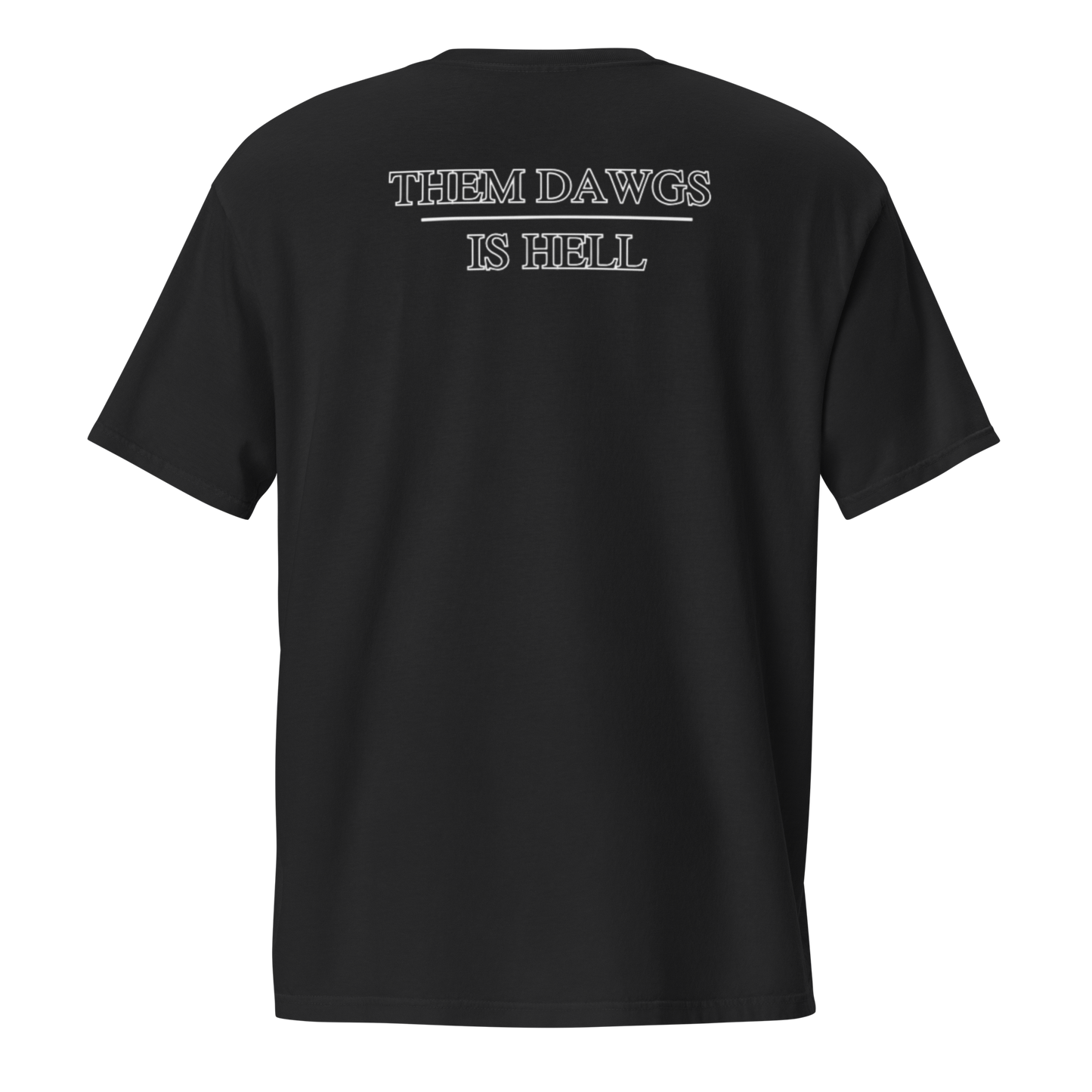 Black-out (Them Dawgs Is Hell) pocket t-shirt