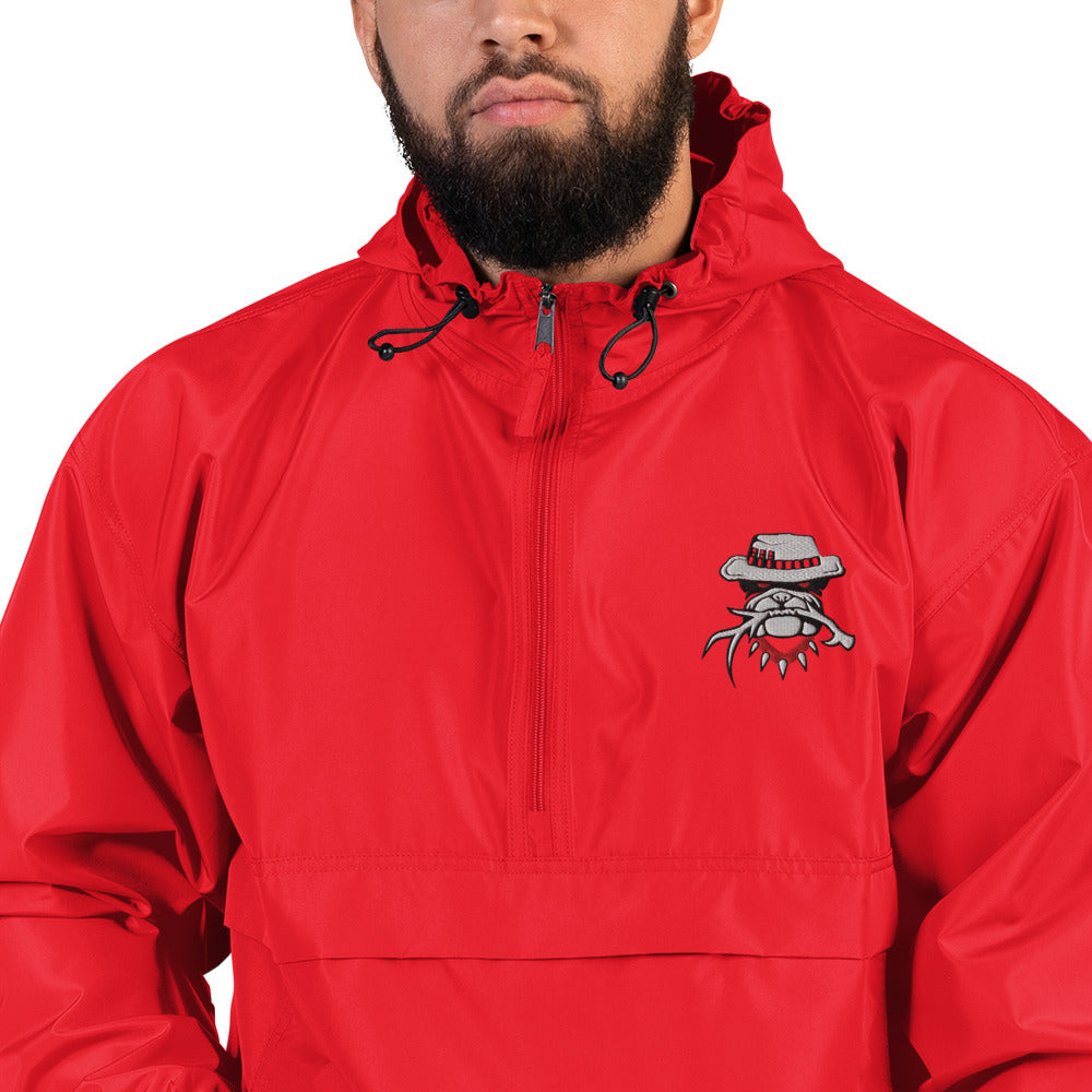Ladd's signature Embroidered Champion Packable Jacket